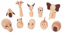 TickiT Set 10 animale din lemn Lumea Animalelor (TIK73472) - babyneeds Figurina