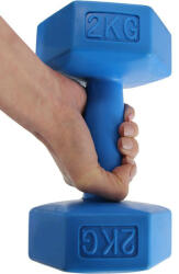 Kézisúlyzó cementes Aktivsport 2 kg kék
