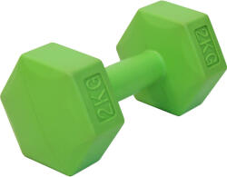 Kézisúlyzó cementes Aktivsport 2 kg zöld