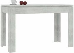 vidaXL Betonszürke forgácslap étkezőasztal 120 x 60 x 76 cm (800760) - pepita