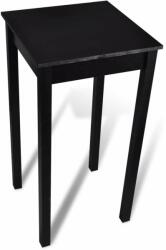 vidaXL fekete MDF bárasztal 55 x 55 x 107 cm (240379) - pepita