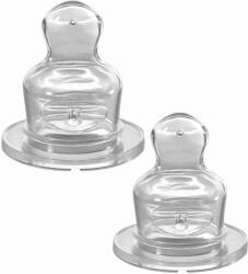 Nip Suzete din silicon NIP - Anti-colic vent, flow S, 6 l+, 2 bucăți (4000821330030)