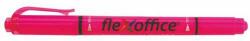 FlexOffice Evidențiator, 1, 0/4, 0 mm, cu două capete, FLEXOFFICE "HL01", roz (FO-HL01R)