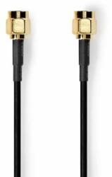 Nedis Cablu antenă | SMA Plug | SMA Plug | Placat cu aur | 50 Ohm | Ecranare unică | 1.00 m | Rotund | PVC | Negru | Etichetă (CSGL02000BK10)