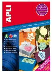 APLI APLI, 210x297 mm, color, roz pastel, etichetă, (20 de etichete per pachet) (11846)