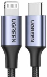 UGREEN 60761 cabluri pentru telefoanele mobile Negru 2 m USB C Conector Lightning (60760) (60760)