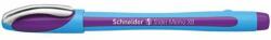 Schneider Pix cu bilă 0, 7mm, capsa Schneider Slider Memo, culoare de scris violet (E150208)