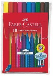 Faber-Castell Grip set de stilouri cu vârf de pâslă triunghiulară 10 bucăți (155310)