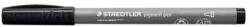 STAEDTLER STAEDTLER® "Pigment pen 376", 1 mm, conic, 2 bucăți, negru intensiv (376-99 BK210)
