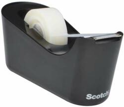 3M Distribuitor de bandă adezivă 3M SCOTCH, de masă, încărcat, 3M SCOTCH "C18", negru (7100180453)