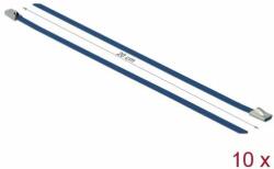 Delock Cabluri de sârmă din oțel inoxidabil Lungime 200 x Lățime 4, 6 mm albastru 10 buc (18793)