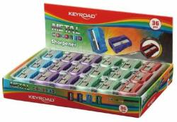 Keyroad Blocul de notițe cu 1 gaură metalică 36 buc/dispozitiv Keyroad Metal Culori mixte colorate (KR971865)