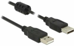 Delock Cablu, DeLock, USB 2.0 tip A tata > Cablu USB 2.0 tip A tata, 2m, Negru 84891 (84891)