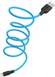 hoco. X21 Cablu de încărcare din silicon Micro USB 1m, albastru (HC711885)