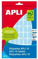 APLI Etichetă inscriptibilă de mână APLI 25x40 mm, colțuri rotunjite, roșu, 128 bucăți (LCA2756) (02756)