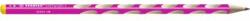 STABILO Easy Slim HB pentru stângaci, creion de grafit roz (325/01-HB-6)