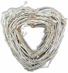  Împletitură de răchită împletită decorare inima răchită cu găuri 27cm (4487)