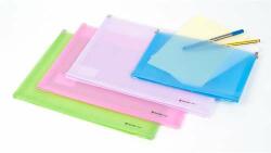 Panta Plast Husă pentru documente A4, PP, cu fermoar, PANTA PLAST, roz pastelat (0410-0039-13)