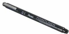 Pentel Pointliner ac de pâslă 0, 1mm, s20p-1a pentel negru (S20P-1A)