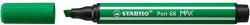 STABILO Ascuțitoare de creioane din oțel inoxidabil, 1-5 mm, vârf tăiat, STABILO "Pen 68 MAX", verde (768/36)