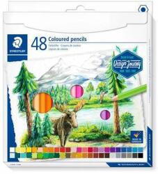 STAEDTLER Set de creioane colorate, hexagonale, STAEDTLER "146C", 48 de culori diferite (146C C48)