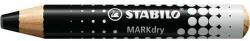 STABILO Marker pen pentru tablă albă, flipchart, conic, STABILO "MARKdry", negru (648/46)