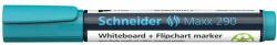 Schneider Marker pentru tablă și flipchart, 2-3 mm, conic, SCHNEIDER "Maxx 290", albastru turcoaz (129114)