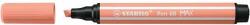 STABILO Ascuțitor de creioane din oțel inoxidabil, 1-5 mm, vârf tăiat, STABILO "Pen 68 MAX", piersic (768/26)