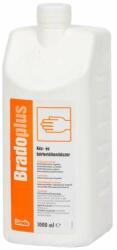 Bradoline Bradoplus dezinfectant igienic pentru mâini și piele fără parfum, fără parfum, 1 litru de rezervă (10825)