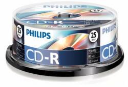 Philips CD-R80CB 52x discuri de tort cu cutie de tort 25 buc/mpachet (PH782258)