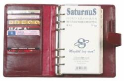 Saturnus Calendar SATURNUS, în formă de inel, cu inserții, M, piele de vacă, SATURNUS, 212, maro (24SM212-001)