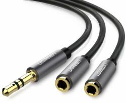 Jack Ugreen 10532 cablu audio 0, 2 m 3.5mm 2 x 3.5mm Negru (10532)