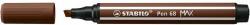 STABILO Ascuțitoare de creioane din oțel inoxidabil, 1-5 mm, vârf tăiat, STABILO "Pen 68 MAX", maro (768/45)