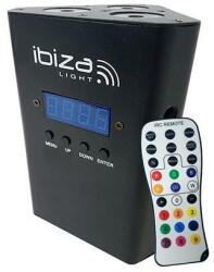 Ibiza Light Proiector Led Portabil Rgbw 4wx3 Cu Acumulator 4000ma Si Dmx (par-truss-bat) - pcone