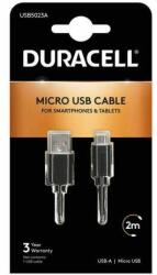Duracell USB5023A cabluri USB 2 m 2.0 USB A Micro-USB A Negru (USB5023A) (USB5023A)
