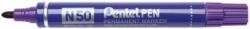 Pentel Marcator cu alcool cu corp metalic vârf rotund de 4, 3 mm N50-VE Pentel Extreme violet (N50-VE)