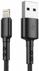 Vipfan Cablu USB și Lightning Vipfan X02, 3A, 1, 8 m (negru) (6971952430167)
