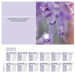 Sigel Bookmat, 595x410 mm, 3 ani, cu planificator săptămânal, SIGEL "Fragrant Lavender (HO308)