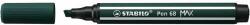 STABILO Ascuțitoare de creioane din oțel inoxidabil, 1-5 mm, vârf tăiat, STABILO "Pen 68 MAX", verde pământ (768/63)