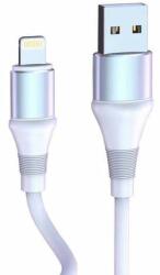 Vipfan Cablu USB și Lightning Vipfan Colorful X08, 3A, 1, 2 m (alb) (6971952432482)