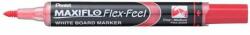 Pentel Marker pentru tablă 1-5mm, vârf flexibil pentel maxiflo flex feel roșu (MWL5SBF-BX)