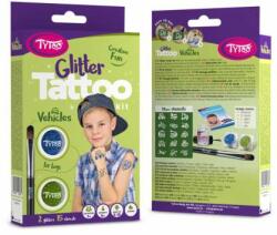 TyToo Set de tatuaje cu paiete - Vehicule (CTDS-0065)