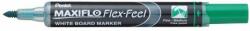 Pentel Marker pentru tablă 1-5mm, vârf flexibil pentel maxiflo flex feel verde (MWL5SBF-DX)