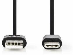 Nedis CCGP6060600BK01 Cablu USB 0, 1 M USB 2.0 USB-C USB-A Negru (CCGP60600BK01)