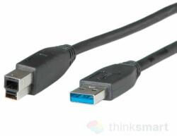 Roline 11.02. 8870 Cablu USB 1, 8 M USB 3.2 Gen 1 (3.1 Gen 1) USB A USB B Negru (RO11028870)