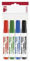 ICO Marker pentru tablă 1-4mm, vârf tăiat, ico 12xxl whiteboard, 4 culori (9580083004)