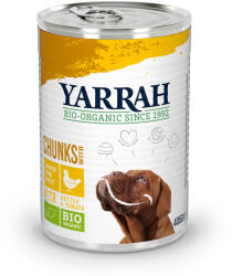Yarrah Yarrah Bio Bucățele de pui cu urzici & roșii - 6 x 405 g