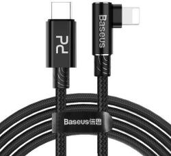 Baseus MVP Elbow, USB Type-C/Lightning, Quick Charge 18W, 2m, Negru (6953156297821)