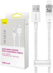 Baseus Fast Charging USB-A to Lightning Explorer Series 2m, 2.4A (white) (31848) - 24mag