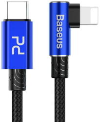 Baseus MVP Elbow USB Type C Power Delivery / Lightning Cable PD 18W 2m Blue (6953156214828)
